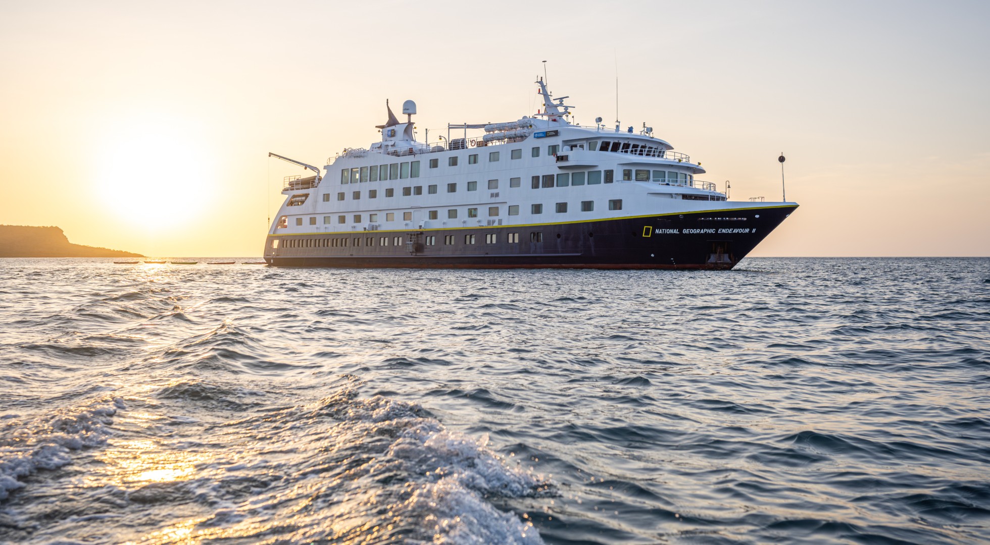 Ship NG Endeavour II Exterior–Ecuador Galapagos Islands